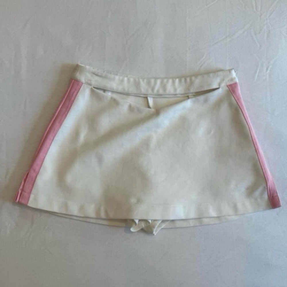 Tiger Mist White Mini Skort